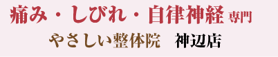 痛み・しびれ・自律神経専門